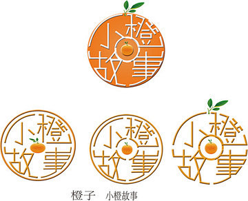 橙logo-花瓣网|陪你做生活的设计师 | 橙子logo设计