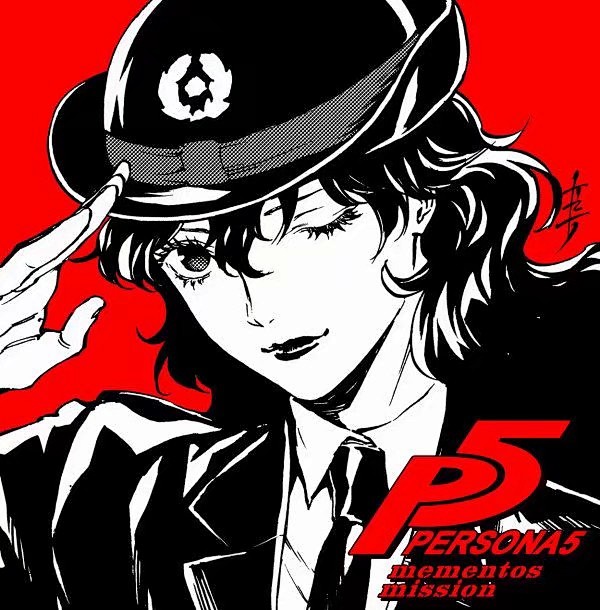 p5漫画「女神异闻录5 mementos mission-」宣传彩页女装雨宫莲 67