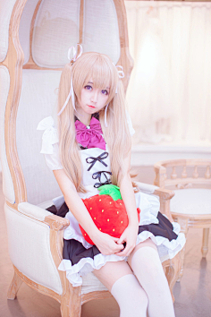 com 第一弹弹弹妹美女白丝女仆装cosplay cosplay0.com