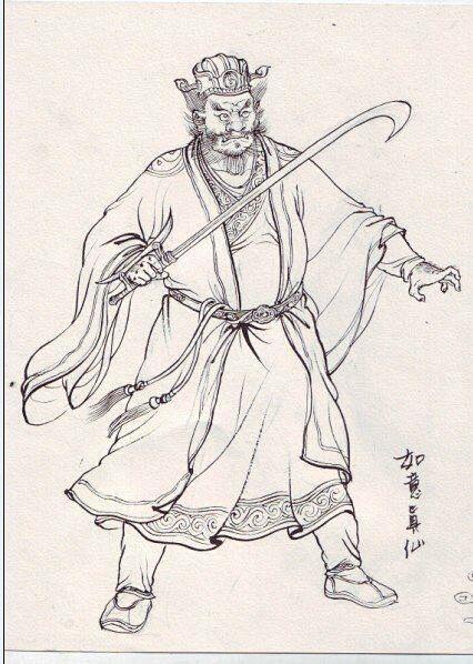 知道西游记众多妖魔鬼怪长什么样吗精美的白描稿为您解答