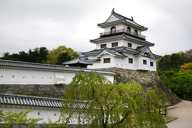 日本古城堡白石城