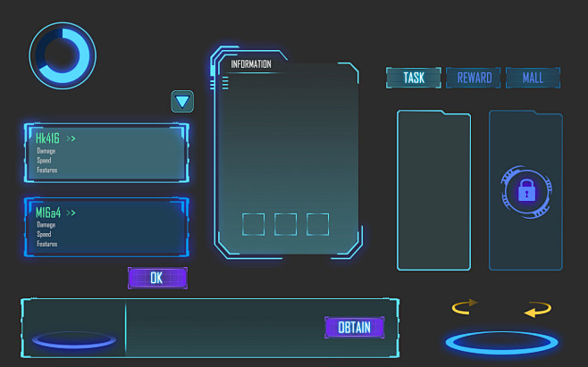 科技感ui/gui