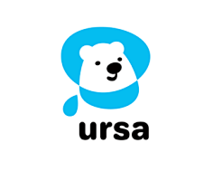 ursa 熊 围巾 蓝色 小熊 北极熊 白熊 动物 动物世界 萌  商标设计