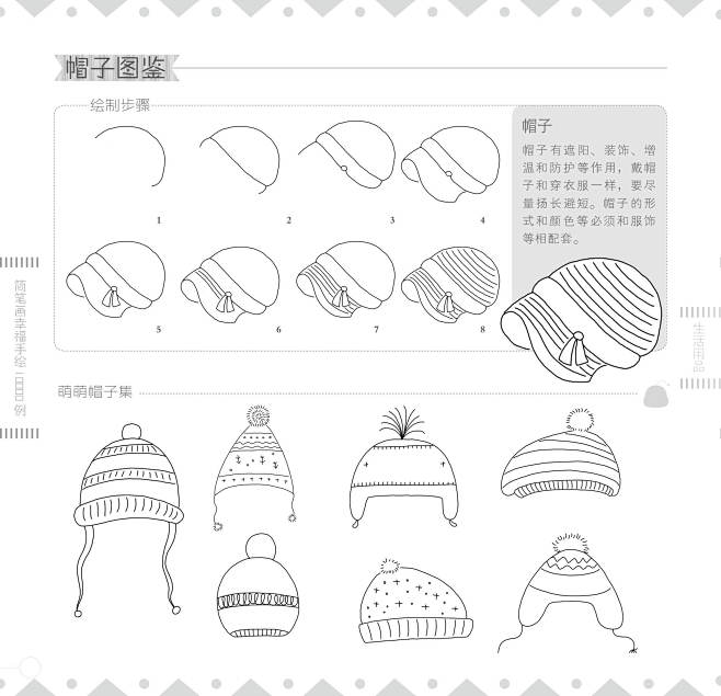 简笔画幸福手绘10000例生活用品31