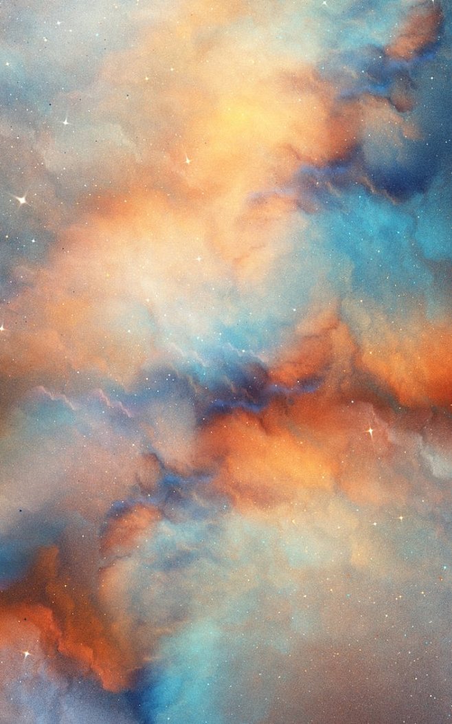 溶图 星空 渐变色 壁纸