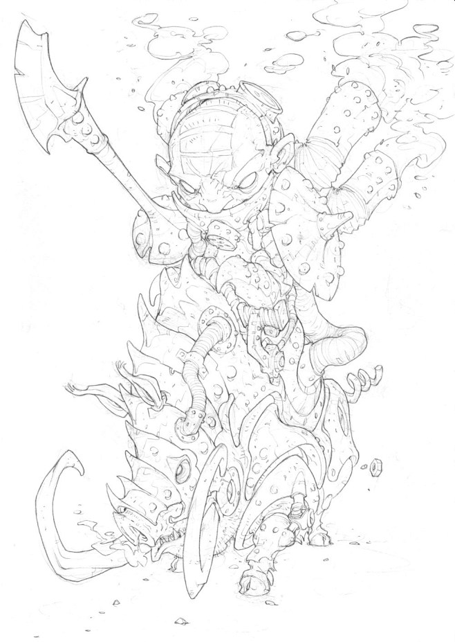 线稿-花瓣网|陪你做生活的设计师 | _高清cg插画,原画下载_千画网588