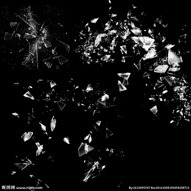云朵烟雾海浪水火玻璃透明素材