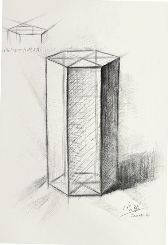 匡鹏智素描几何体入门教程入门教程老泥鳅素描论坛