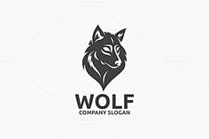 狼图腾-花瓣网|陪你做生活的设计师 | wolfpack  logo