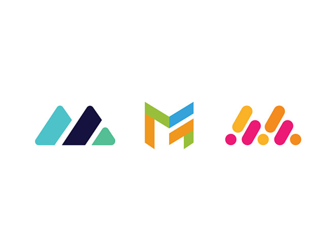 m-花瓣网|陪你做生活的设计师 logo letters letter icon design