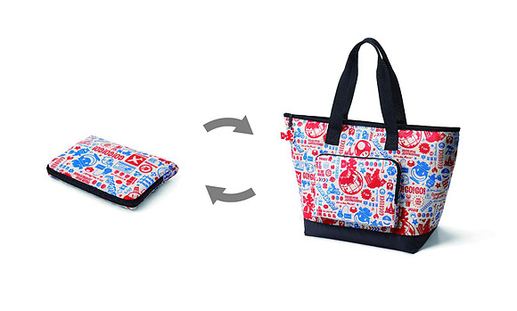 原创花纹可折叠手提袋:3000日元+税(约合人民