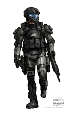 com 【reach odst halo3】被遗忘的halo原画师之二 isaac hanafor.