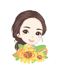 com手绘头像酷黑白写实卡通人物q版形象设计logo真人照片漫画定制作