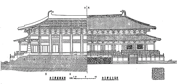 大明宫含元殿立面图