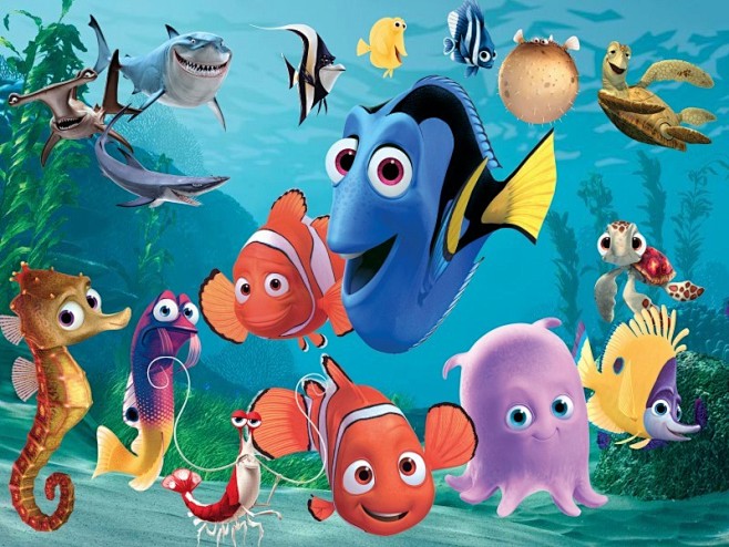 【角色设计】finding nemo(海底总动员)