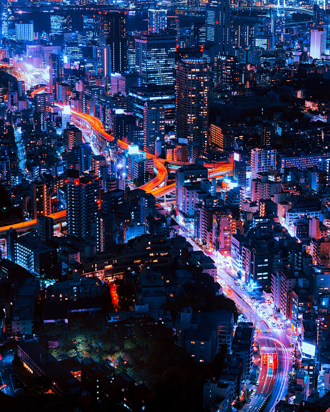 城市建筑城市城市全景都市现代城市高楼大厦建筑群城市夜景cc0免费
