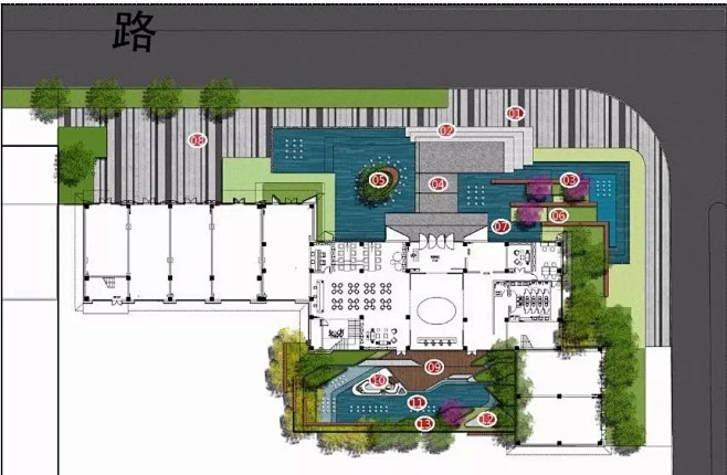 居住区入口-花瓣网|陪你做生活的设计师 | 罗朗景观