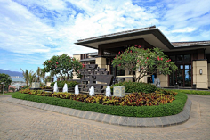 cn 海南陵水富力湾酒店大堂入口景观 1 1 kekoukele采集到建筑景观