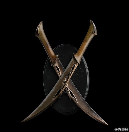 3-sting(针刺剑;4-orcrist(兽咬剑;5-tauriel's daggers(塔瑞尔的