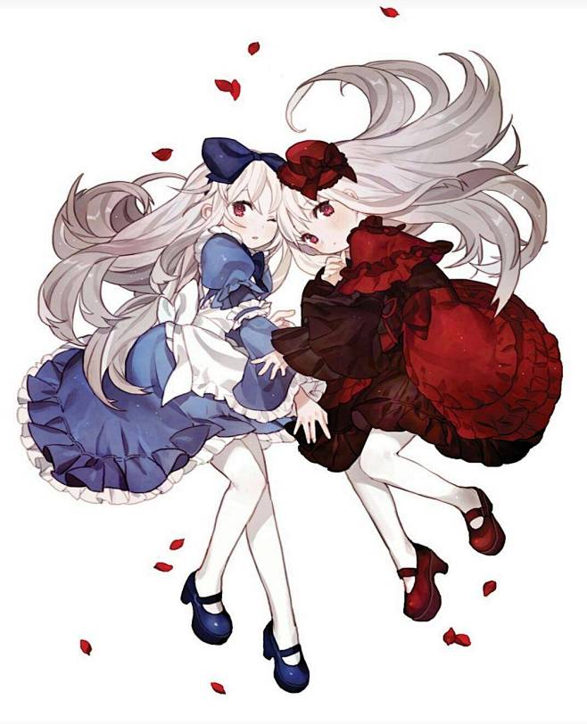 奕颜整理#双生姐妹花/闺蜜图片