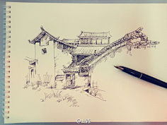 针管笔与速写