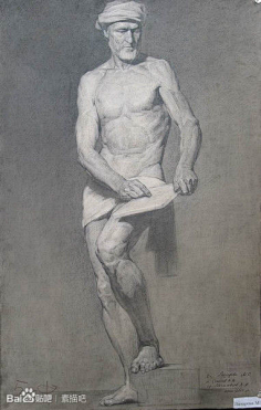 素描人体