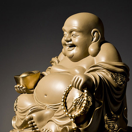 2020-04-18 15:07:58晓谪红尘xiaozhehongchen泥塑佛像精品—弥勒佛