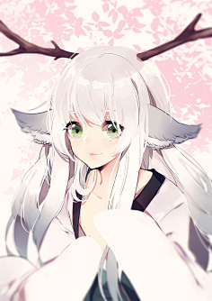仙·灵物-花瓣网|陪你做生活的设计师 | 古风,妖怪,鹿