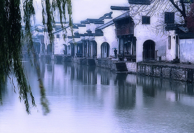 梦中诗意的水乡