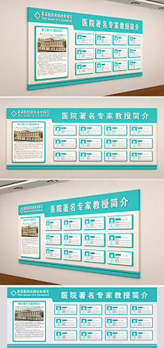 医护人员简介医院文化墙