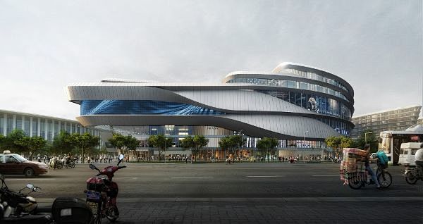 archgo中国上海叶子形销售中心aedas建筑事务所设计