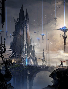 com.cn 作品_科幻建筑 cg原画免费下载 - 冷静先生 采集到 科幻建筑