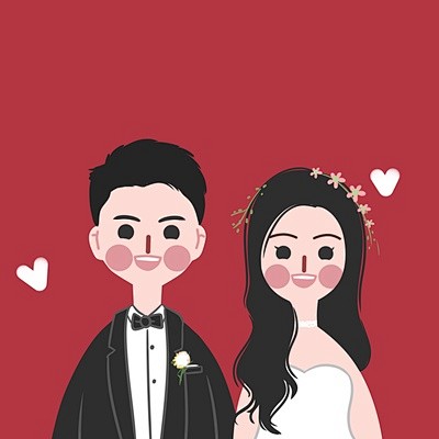 手绘头像-花瓣网|陪你做生活的设计师 | 结婚照婚纱照