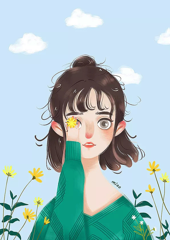插画韩式小清新