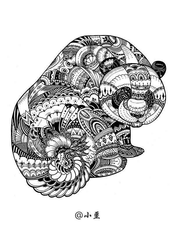 黑白装饰画