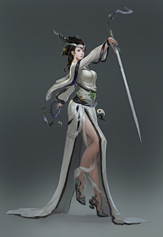 原画职业设计-近战类-剑客-刺客