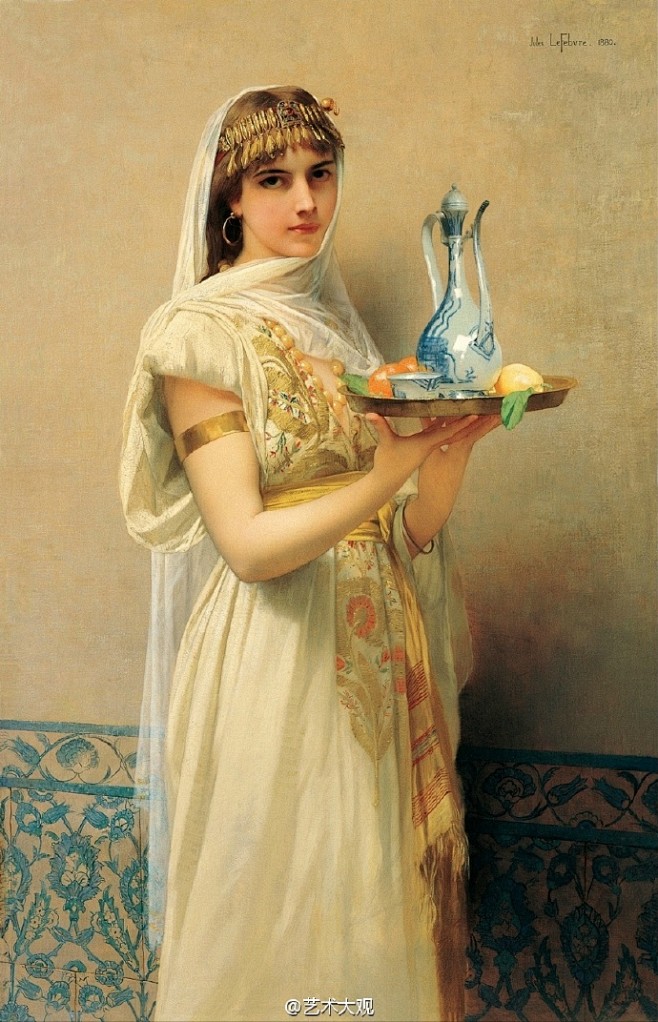 人物油画jules-joseph lefebvre(1836-1911【西方古典】古典油画一样