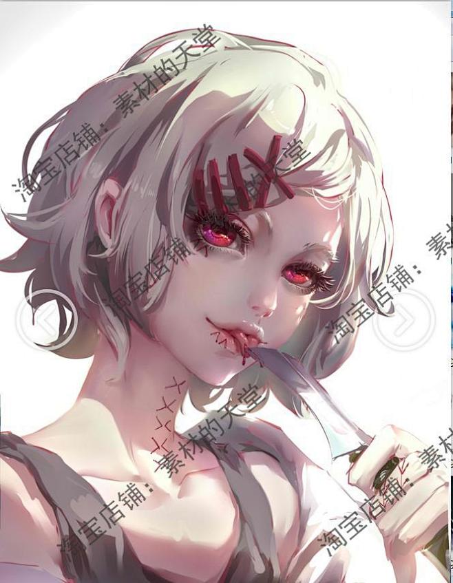 n84游戏日韩欧美风格cg原画插画厚涂女性头像素材参考资料淘宝网