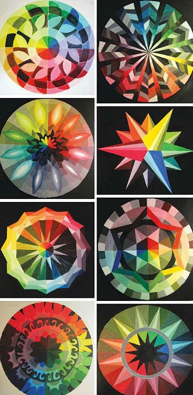 色彩色环-花瓣网|陪你做生活的设计师 | 创意色相轮