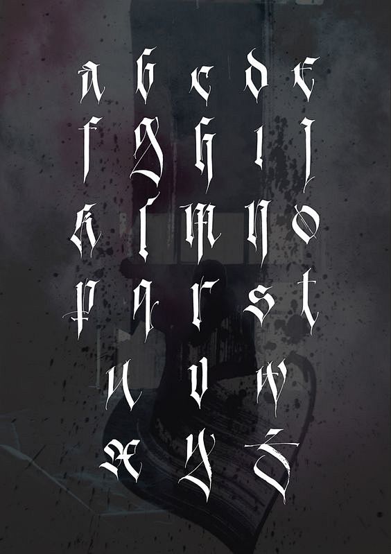 24英文字母设计