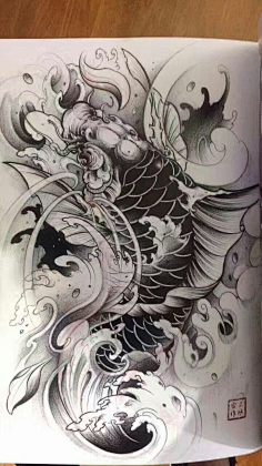 tattoo龙龙采集到鱼