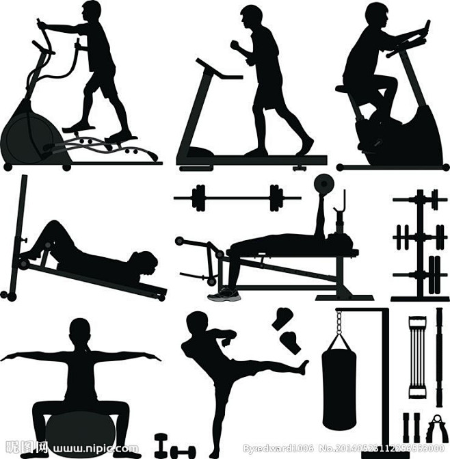 gym-花瓣网|陪你做生活的设计师 | 健身,运动,减肥