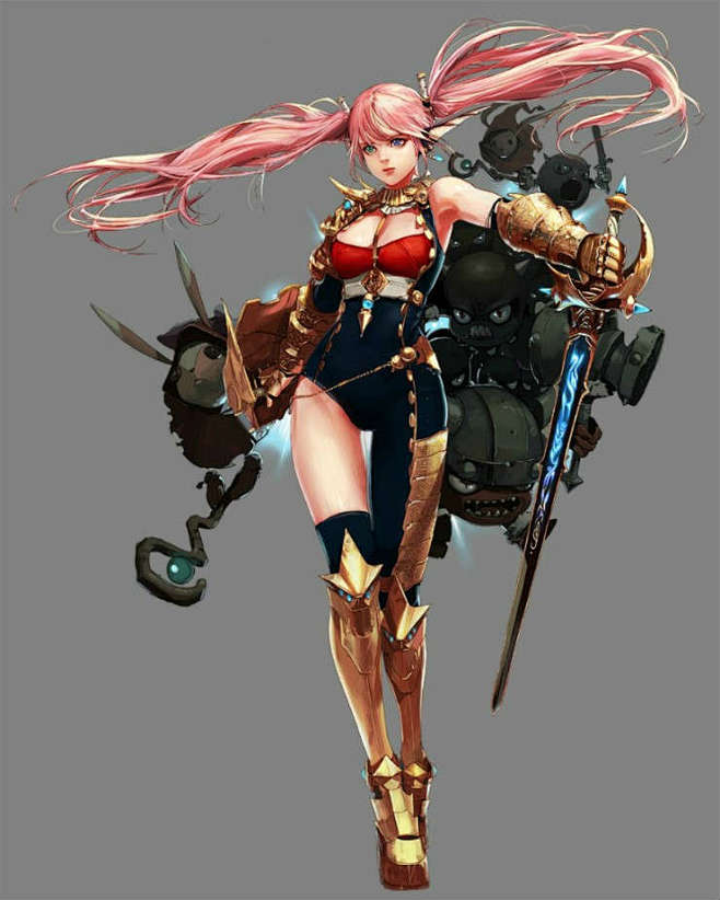 大转移后dnf原画鉴赏女骑士如此凶猛dnf地下城与勇士多玩游戏网