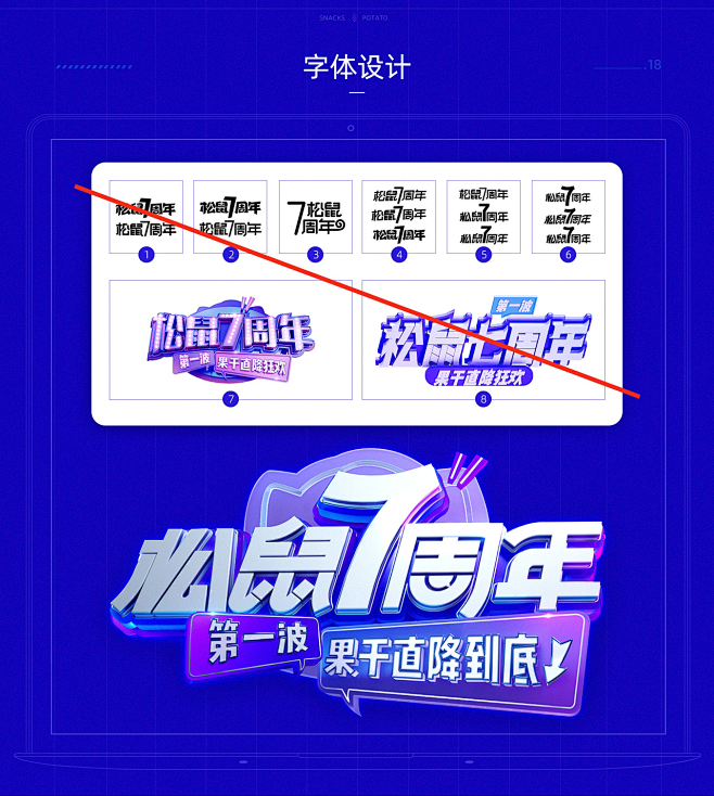 字体7周年松鼠设计-建筑杰视帮-字体设计-字体来自设计师职位描述图片