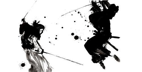 水墨武侠人物