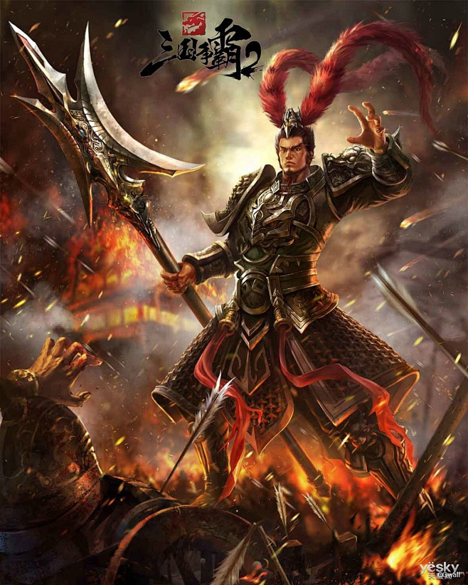 CGwall游戏原画网站_三国争霸2游戏壁纸--