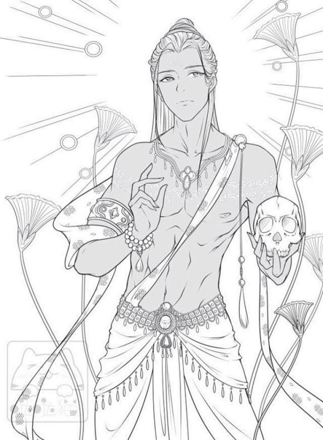 动漫线稿|古风|男