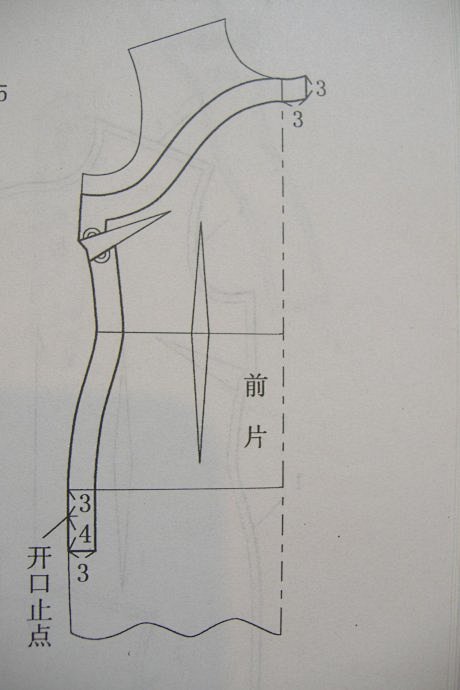 裁剪图-花瓣网|陪你做生活的设计师 | [转载]旗袍制图