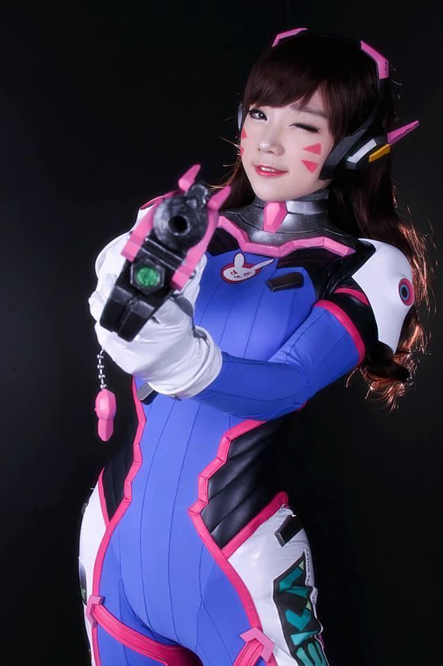 守望先锋cosplay美图合集守望先锋cos小美cos猎空cosdva翘臀制服诱惑