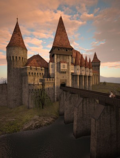 中世纪城堡-花瓣网|陪你做生活的设计师 | onemayac4d